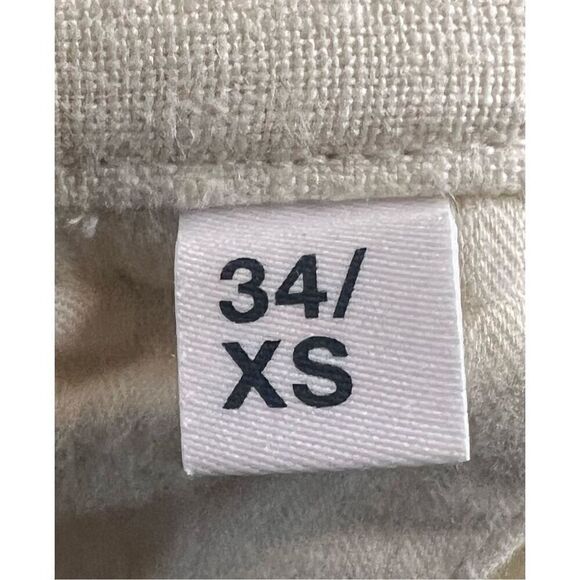 Knowledge Cotton Apparel Chuck Light Linen Pant in Off White NWT Size 34/XS - Picture 7 of 8